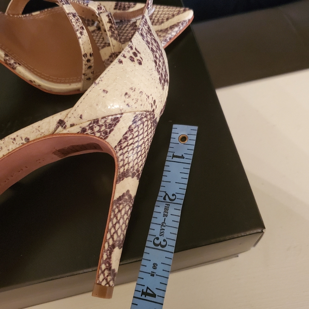 BCBGMAXAZARIA Snake Leather Sandals - Picture 13 of 15